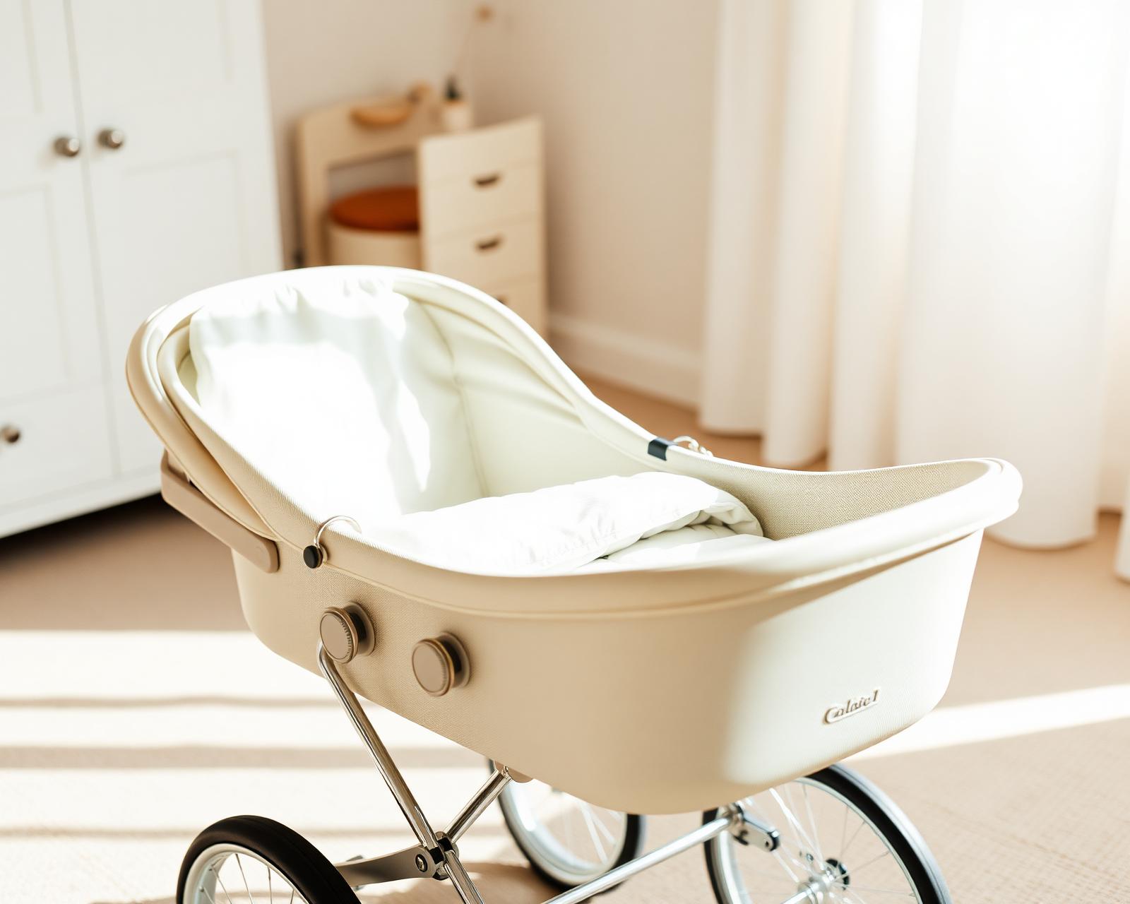 A clean pram bassinet